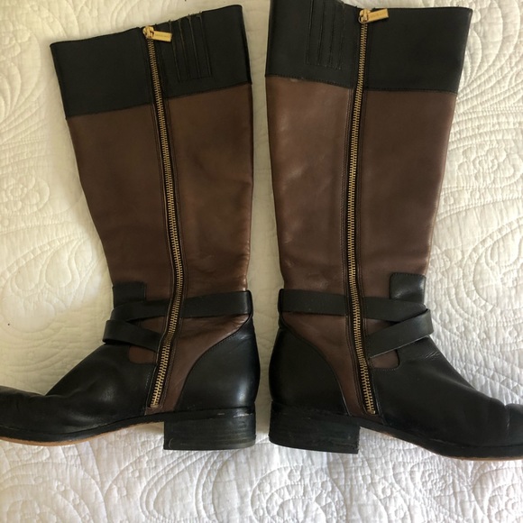 Micheal Kors two toned tall boot - Picture 3 of 4